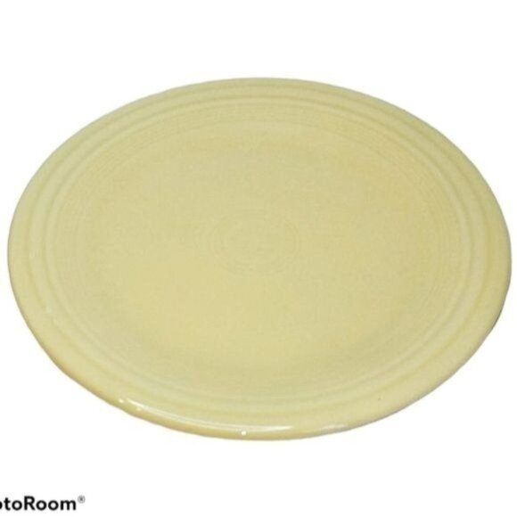 Fiestaware Fiesta CERAMIC Dinner Plate Dish Ivory CONTAINER - Picture 2 of 7